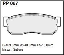 pp067.jpg Black Diamond PP067 predator pad brake pad kit