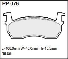 pp076.jpg Black Diamond PP076 predator pad brake pad kit