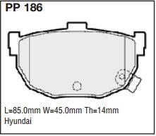 pp186.jpg Black Diamond PP186 predator pad brake pad kit