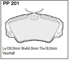 pp201.jpg Black Diamond PP201 predator pad brake pad kit