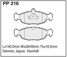 pp216.jpg Black Diamond PP216 predator pad brake pad kit