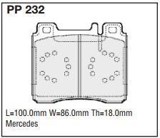 pp232.jpg Black Diamond PP232 predator pad brake pad kit
