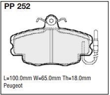 pp252.jpg Black Diamond PP252 predator pad brake pad kit