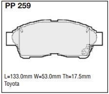 pp259.jpg Black Diamond PP259 predator pad brake pad kit