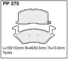 pp275.jpg Black Diamond PP275 predator pad brake pad kit