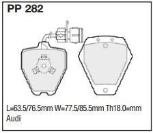 pp282.jpg Black Diamond PP282 predator pad brake pad kit