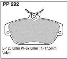 pp292.jpg Black Diamond PP292 predator pad brake pad kit