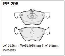 pp298.jpg Black Diamond PP298 predator pad brake pad kit