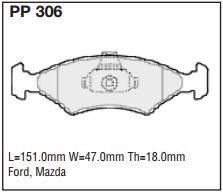 pp306.jpg Black Diamond PP306 predator pad brake pad kit