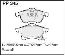 pp345.jpg Black Diamond PP345 predator pad brake pad kit