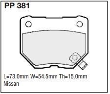 pp381.jpg Black Diamond PP381 predator pad brake pad kit