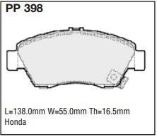 pp398.jpg Black Diamond PP398 predator pad brake pad kit