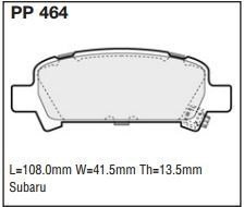 pp464.jpg Black Diamond PP464 predator pad brake pad kit