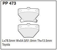 pp473.jpg Black Diamond PP473 predator pad brake pad kit