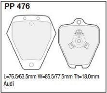 pp476.jpg Black Diamond PP476 predator pad brake pad kit