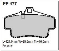 pp477.jpg Black Diamond PP477 predator pad brake pad kit