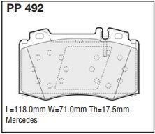 pp492.jpg Black Diamond PP492 predator pad brake pad kit