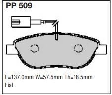 pp509.jpg Black Diamond PP509 predator pad brake pad kit