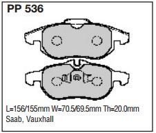 pp536.jpg Black Diamond PP536 predator pad brake pad kit