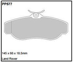 pp577.jpg Black Diamond PP577 predator pad brake pad kit