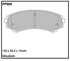 pp689.jpg Black Diamond PP689 predator pad brake pad kit