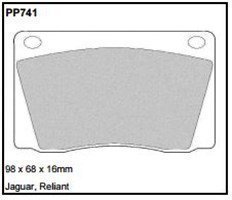 pp741.jpg Black Diamond PP741 predator pad brake pad kit