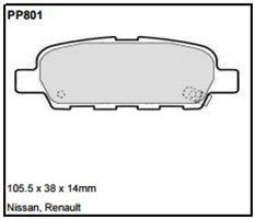 pp801.jpg Black Diamond PP801 predator pad brake pad kit