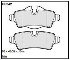 pp842.jpg Black Diamond PP842 predator pad brake pad kit