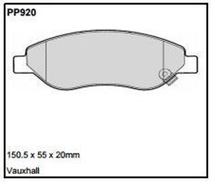 pp920.jpg Black Diamond PP920 predator pad brake pad kit