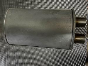 RM Motors Aluminized steel 2 by 2 mounting through silencer