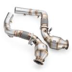 RM Motors Downpipe BMW M8 F92 + CATALYST HJS 300 cpsi EURO 6