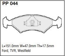 pp044.jpg Black Diamond PP044 predator pad brake pad kit