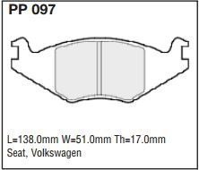 pp097.jpg Black Diamond PP097 predator pad brake pad kit
