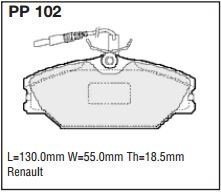 pp102.jpg Black Diamond PP102 predator pad brake pad kit