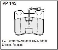 pp145.jpg Black Diamond PP145 predator pad brake pad kit