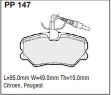 pp147.jpg Black Diamond PP147 predator pad brake pad kit