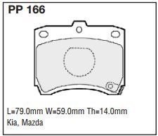 pp166.jpg Black Diamond PP166 predator pad brake pad kit
