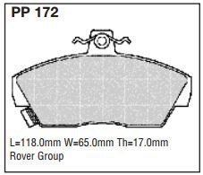 pp172.jpg Black Diamond PP172 predator pad brake pad kit