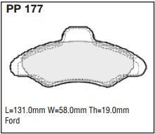 pp177.jpg Black Diamond PP177 predator pad brake pad kit