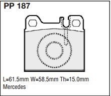 pp187.jpg Black Diamond PP187 predator pad brake pad kit