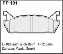 pp191.jpg Black Diamond PP191 predator pad brake pad kit