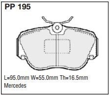 pp195.jpg Black Diamond PP195 predator pad brake pad kit