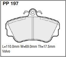pp197.jpg Black Diamond PP197 predator pad brake pad kit