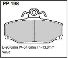 pp198.jpg Black Diamond PP198 predator pad brake pad kit