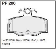 pp206.jpg Black Diamond PP206 predator pad brake pad kit