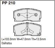 pp210.jpg Black Diamond PP210 predator pad brake pad kit