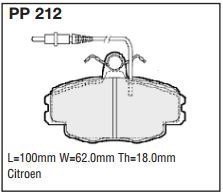 pp212.jpg Black Diamond PP212 predator pad brake pad kit
