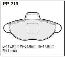 pp219.jpg Black Diamond PP219 predator pad brake pad kit