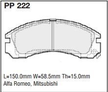pp222.jpg Black Diamond PP222 predator pad brake pad kit