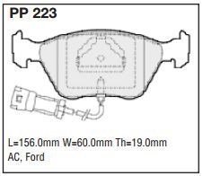 pp223.jpg Black Diamond PP223 predator pad brake pad kit